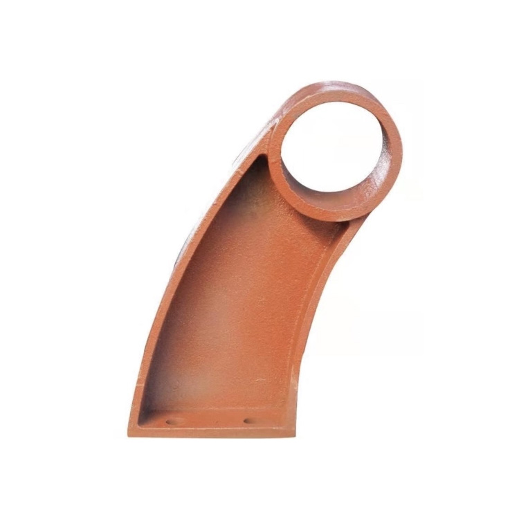 Cast iron bridge guardrail bracket structure at production technology.